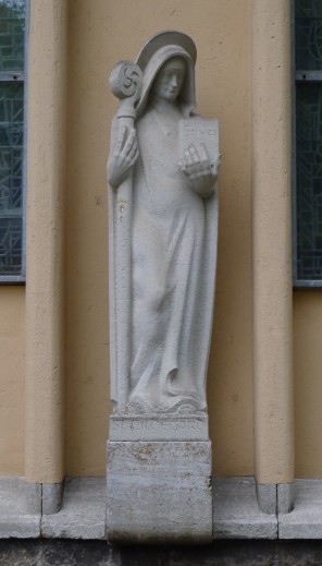빙겐의 성녀 힐데가르트_photo by Bodo Kubrak_in the parish church of St Hildegard in Berlin.jpg